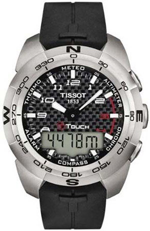 Tissot Touch Collection Battery Operated Quartz Black Mens Watch T0134201720200 