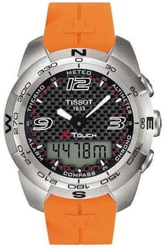 Tissot Touch Collection Battery Operated Quartz Black Mens Watch T0134201720700 