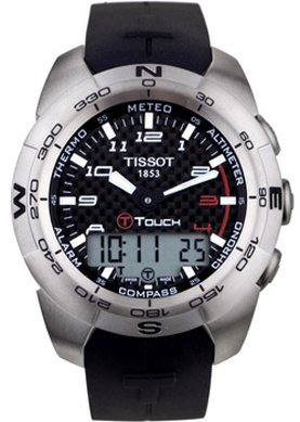 Tissot Touch Collection Battery Operated Quartz Black Mens Watch T0134204720200 
