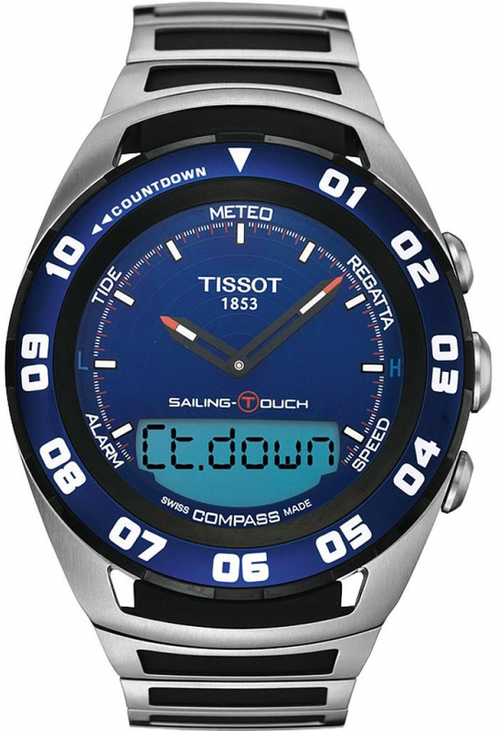 Tissot Touch Collection Battery Operated Quartz Blue Mens Watch T0564202104100 