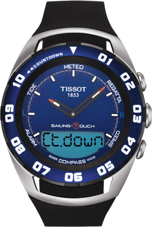 Tissot Touch Collection Battery Operated Quartz Blue Mens Watch T0564202704100 