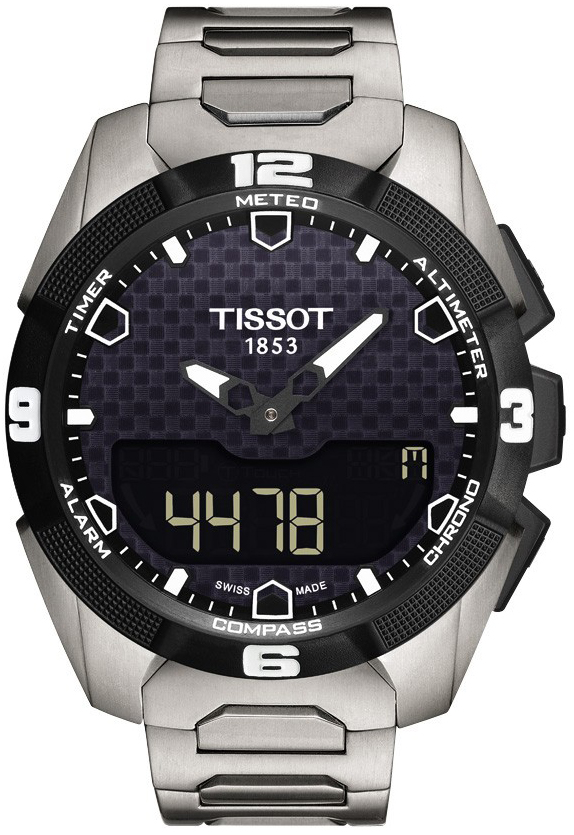 Tissot Touch Collection Battery Operated Quartz Black Mens Watch T0914204405100 