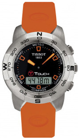 Tissot Touch Collection Battery Operated Quartz Black Mens Watch T33159859 