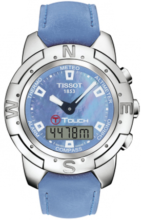 Tissot Touch Collection Battery Operated Quartz Blue Mens Watch T33763881 