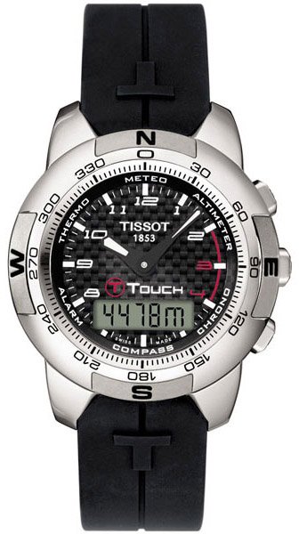 Tissot Touch Collection Battery Operated Quartz Black Mens Watch T33789892 