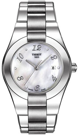 Tissot T-Lady Battery Operated Quartz Pearl White Ladies Watch T0432101111702 