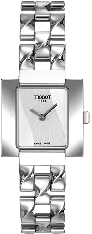 Tissot T-Lady Battery Operated Quartz Silver Ladies Watch T0043091103000 