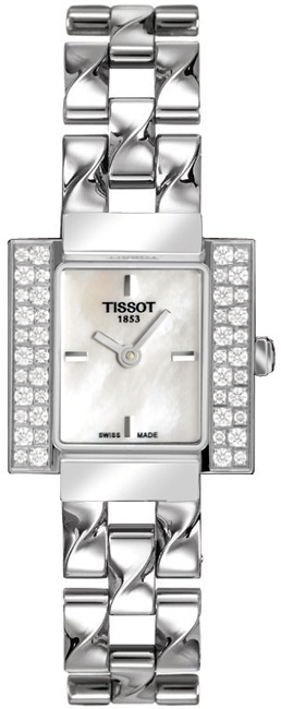 Tissot T-Lady Battery Operated Quartz White Ladies Watch T0043091111001 