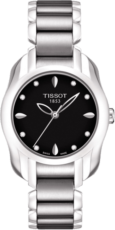 Tissot T-Lady Battery Operated Quartz Black Ladies Watch T0232101105600 