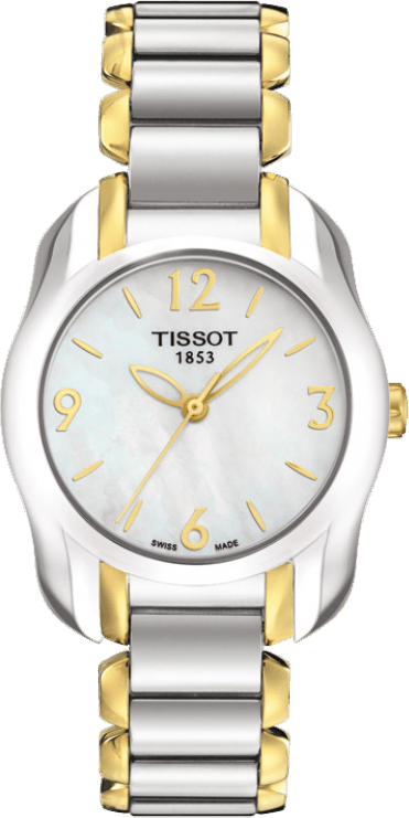 Tissot T-Lady Battery Operated Quartz Pearl White Ladies Watch T0232102211700 