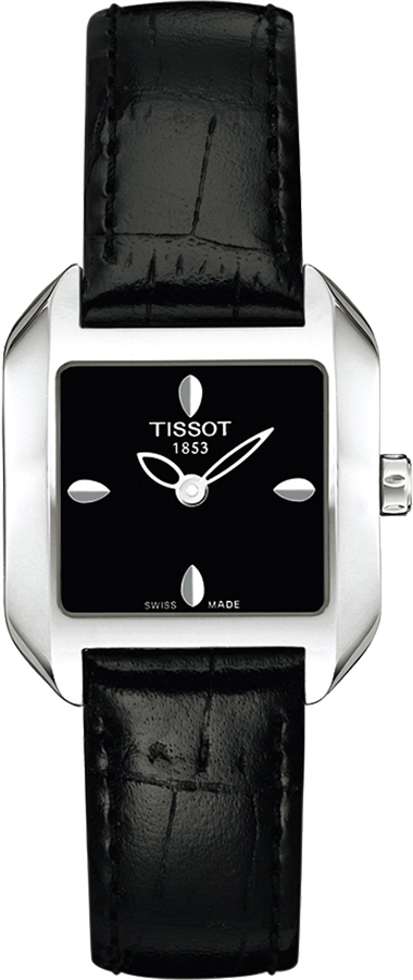 Tissot T-Lady Battery Operated Quartz Black Ladies Watch T02122551 