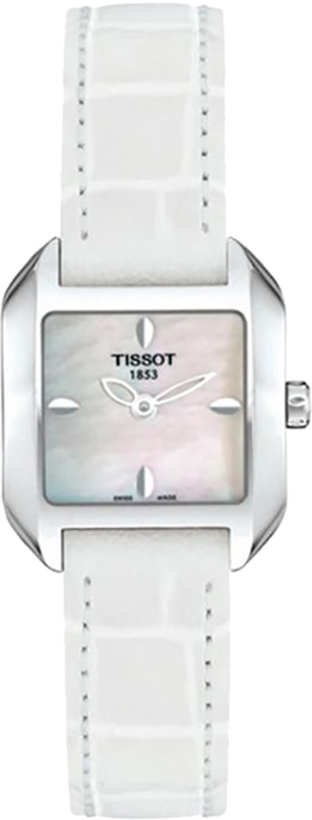 Tissot T-Lady Battery Operated Quartz White Ladies Watch T02125571 