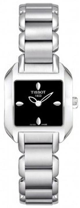 Tissot T-Lady Battery Operated Quartz Black Ladies Watch T02128551 