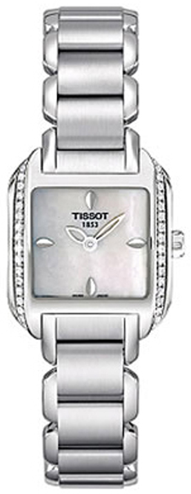 Tissot T-Lady Watches Ladies Pearl White Battery Operated Quartz T02138571 Watch 