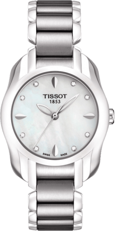 Tissot T-Lady Watches Ladies Pearl White Battery Operated Quartz T0232101111600 Watch 