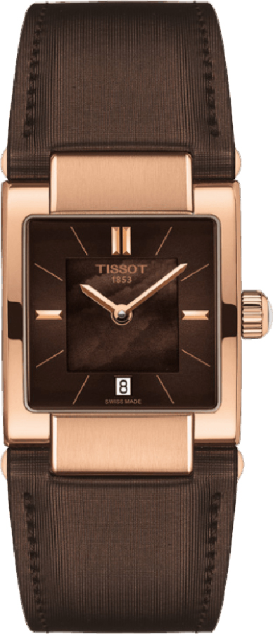 Tissot T-Lady Battery Operated Quartz Brown Ladies Watch T0903103738100 