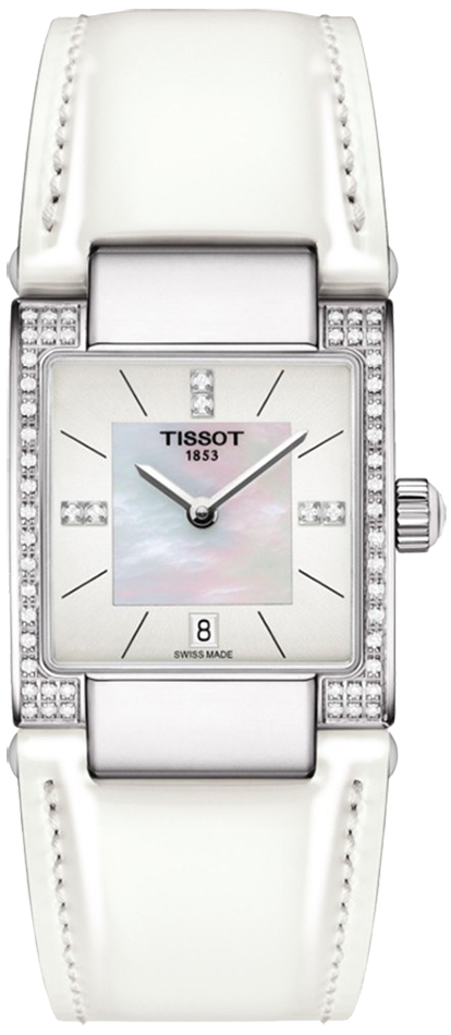 Tissot T-Lady Battery Operated Quartz Pearl White Ladies Watch T0903106611600 