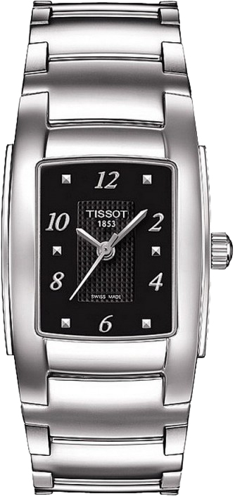 Tissot T-Lady Battery Operated Quartz Black Ladies Watch T0733101105700 