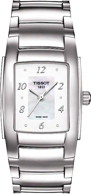 Tissot T-Lady Battery Operated Quartz Pearl White Ladies Watch T0733101111600 