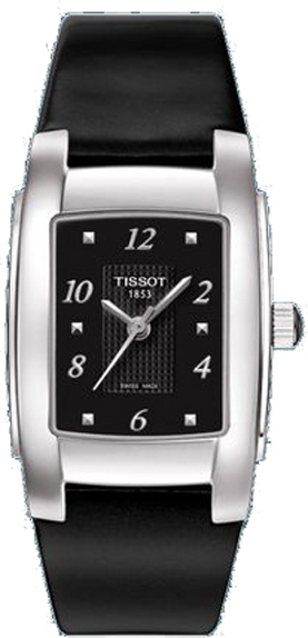 Tissot T-Lady Battery Operated Quartz Black Ladies Watch T0733101605700 