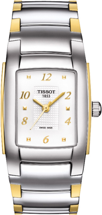 Tissot T-Lady Battery Operated Quartz White Ladies Watch T0733102201700 