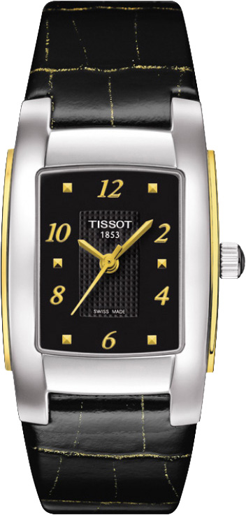 Tissot T-Lady Battery Operated Quartz Black Ladies Watch T0733102605700 