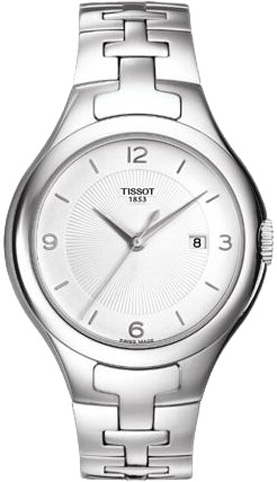 Tissot T-Lady Battery Operated Quartz Silver Ladies Watch T0822101103700 