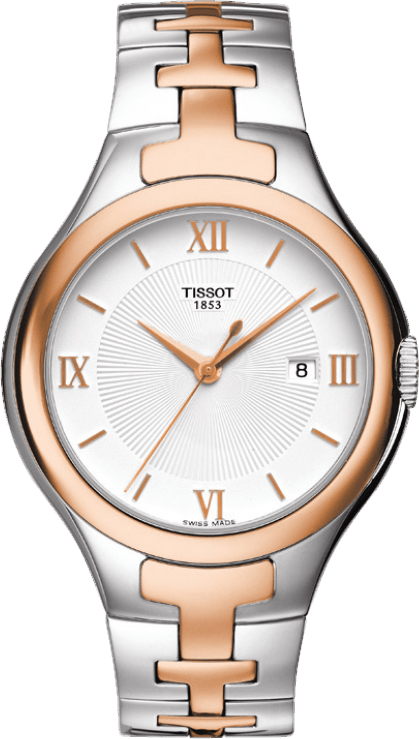 Tissot T-Lady Battery Operated Quartz Silver Ladies Watch T0822102203800 