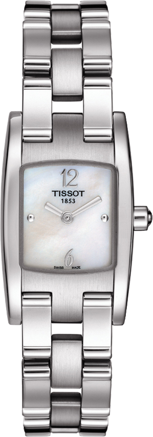 Tissot T-Lady Battery Operated Quartz White Ladies Watch T0421091111700 