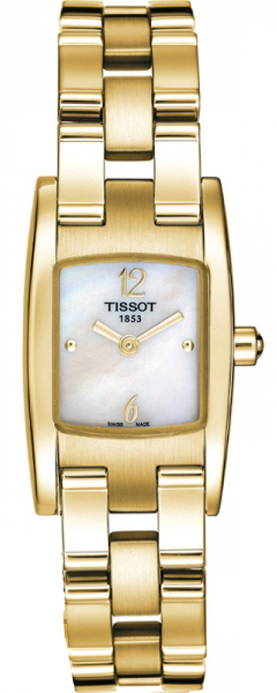 Tissot T-Lady Battery Operated Quartz White Ladies Watch T0421093311700 
