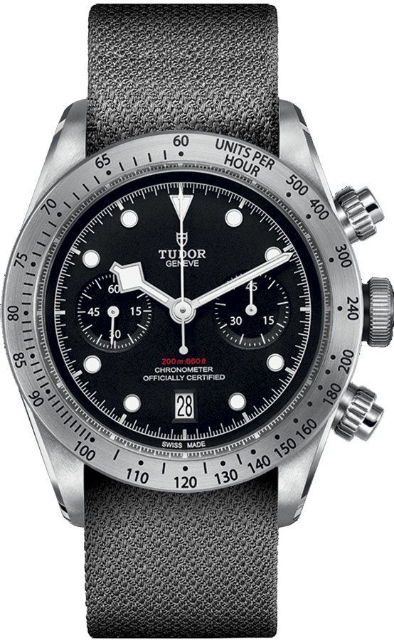 Tudor Heritage Line Self winding Automatic Chronometer Black Watch M79350-0003-001 