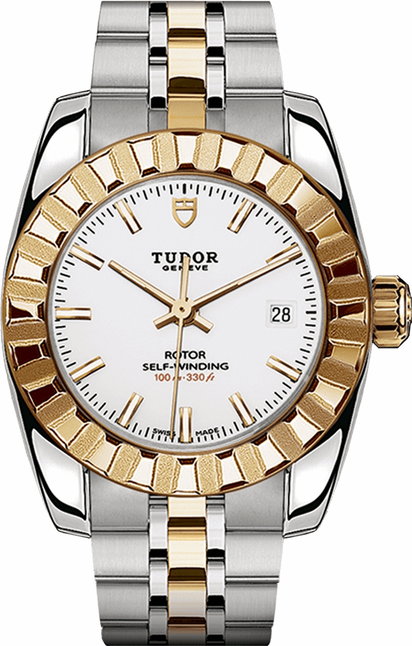 Tudor Classic Line Self winding Automatic White Ladies Watch M22013-0004 