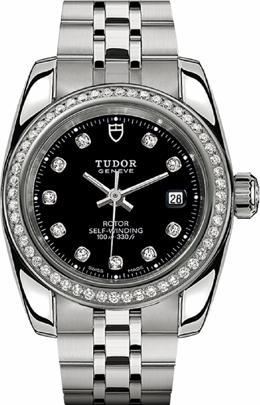 Tudor Classic Line Self winding Automatic Black Ladies Watch M22020-0007 