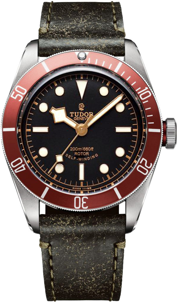 Tudor Heritage Line Self winding Automatic Black Watch M79220R-0002 