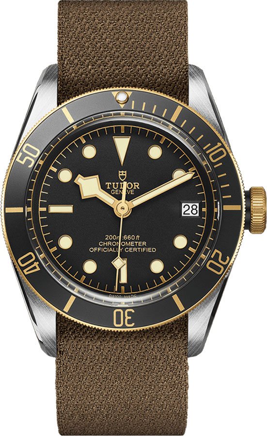 Tudor Heritage Line Self winding Automatic Chronometer Black Watch M79733N-0005 