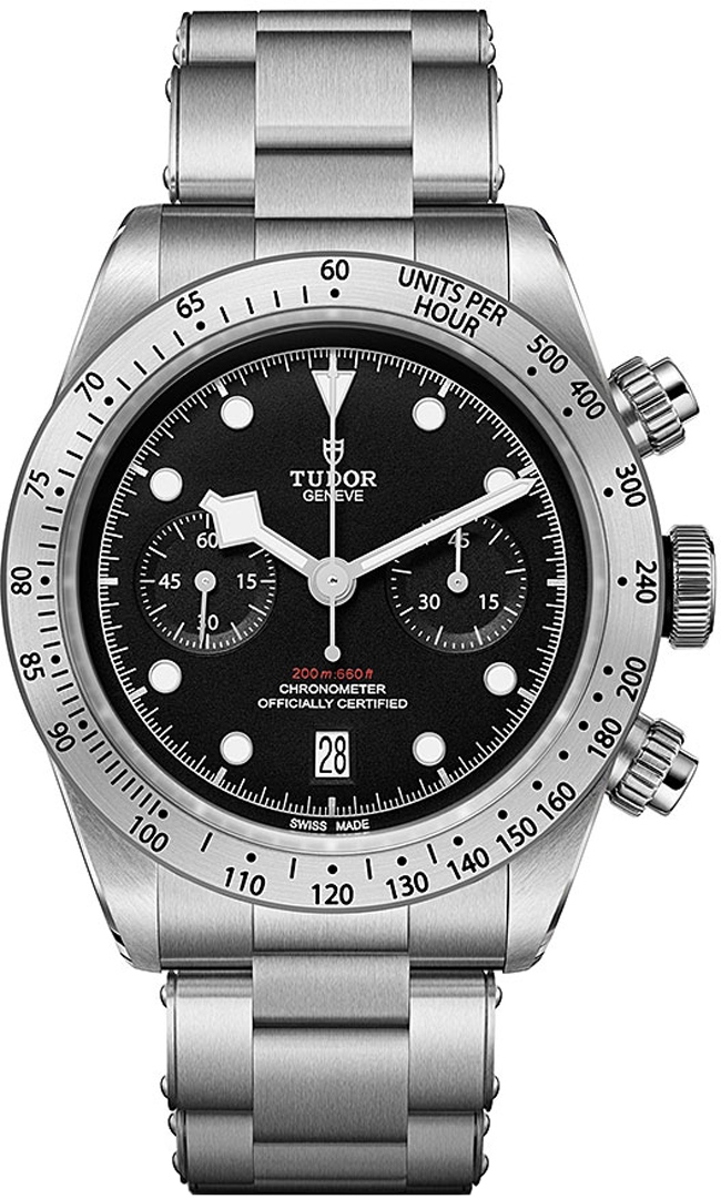 Tudor Heritage Line Self winding Automatic Black Watch M79350-0001 