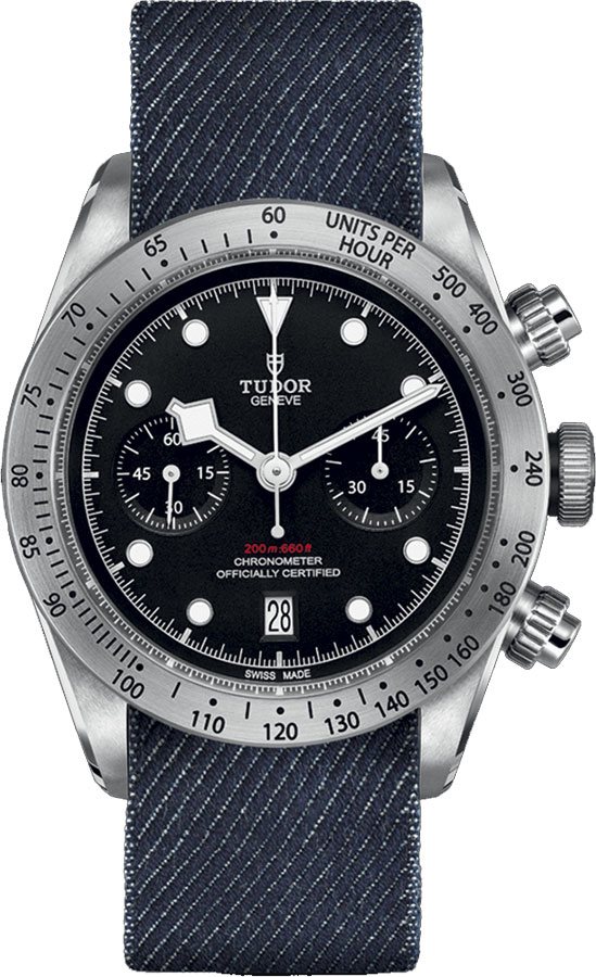 Tudor Heritage Line Self winding Automatic Black Watch M79350-0003 