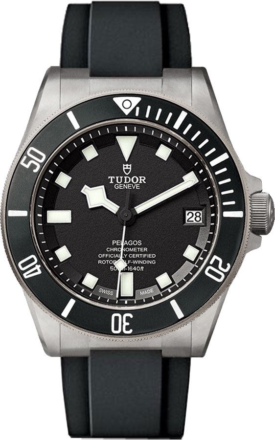 Tudor Tool Self winding Automatic Chronometer Black Mens Watch M25600TN-0002 