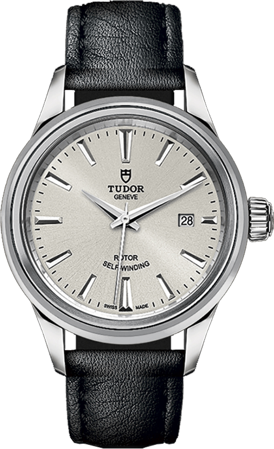 Tudor Classic Line Self winding Automatic Silver Ladies Watch M12100-0005 