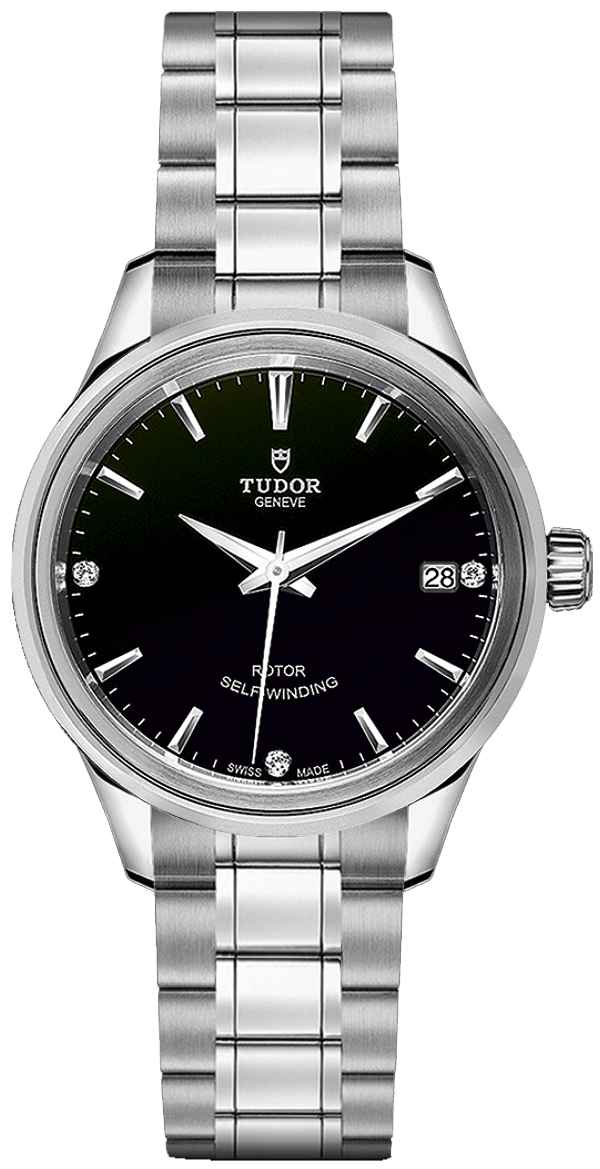 Tudor Classic Line Self winding Automatic Black Ladies Watch M12300-0004 