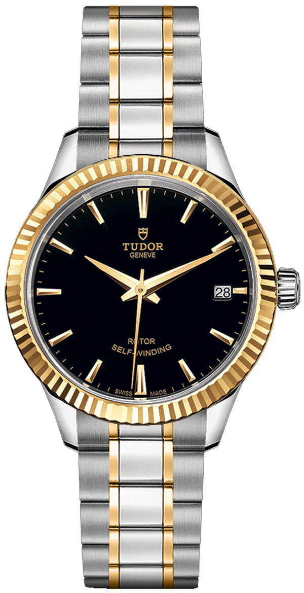 Tudor Classic Line Self winding Automatic Black Ladies Watch M12313-0005 