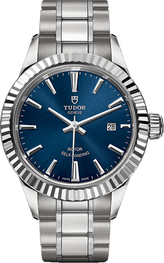 Tudor Classic Line Self winding Automatic Blue Ladies Watch M12110-0013 