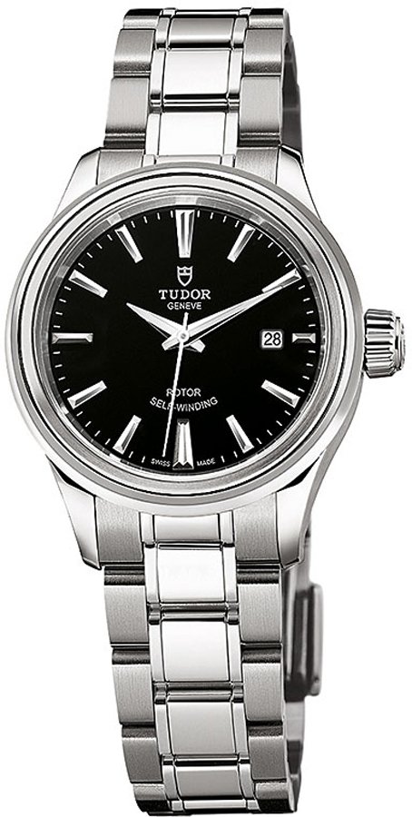 Tudor Classic Line Self winding Automatic Black Ladies Watch M12100-0002 