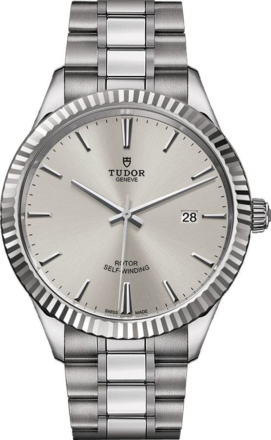 Tudor Classic Line Self winding Automatic Silver Mens Watch M12710-0001 