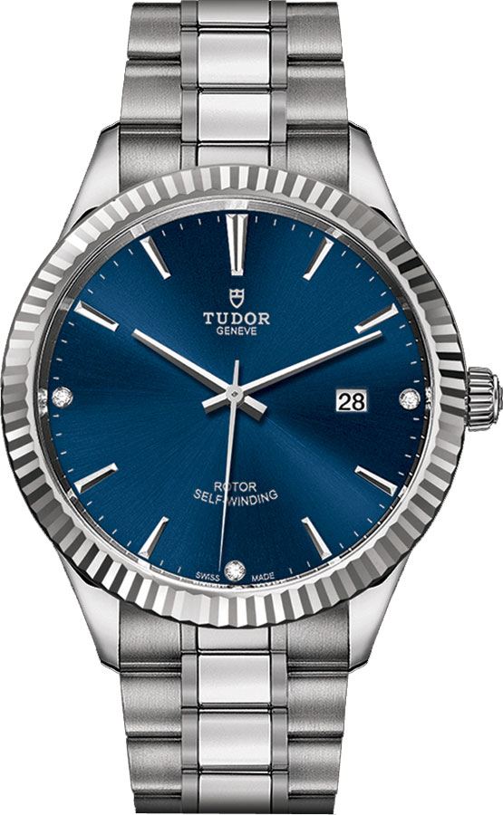 Tudor Classic Line Self winding Automatic Blue Watch M12710-0017 