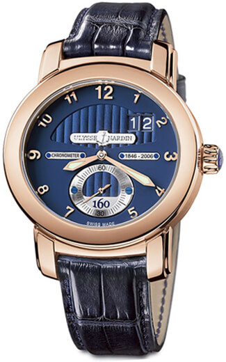 Ulysse Nardin Marine Self winding Automatic Blue Mens Watch 1602-100 