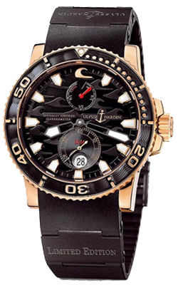 Ulysse Nardin Marine Self winding Automatic Black Mens Watch 266-37LE-3B 