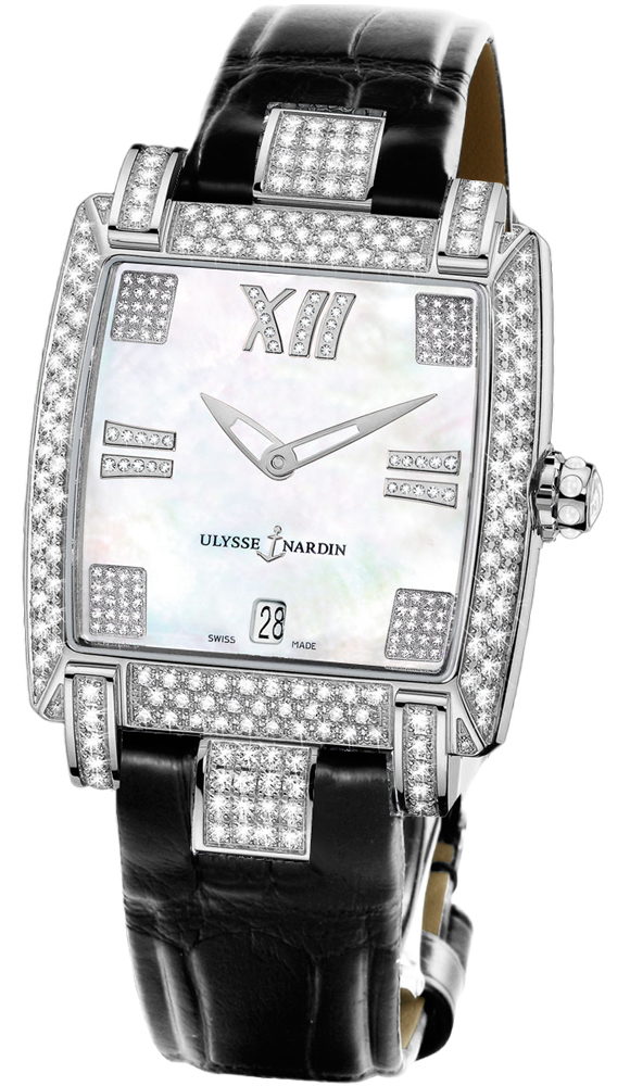 Ulysse Nardin Classical Self winding Automatic Pearl White Ladies Watch 130-91AC-301 