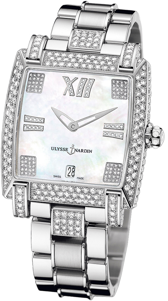 Ulysse Nardin Classical Self winding Automatic Pearl White Ladies Watch 130-91FC-8C-301 