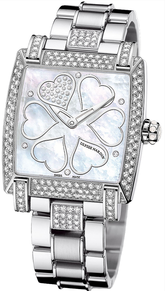 Ulysse Nardin Classical Self winding Automatic Pearl White Ladies Watch 133-91AC-7C-HEART 